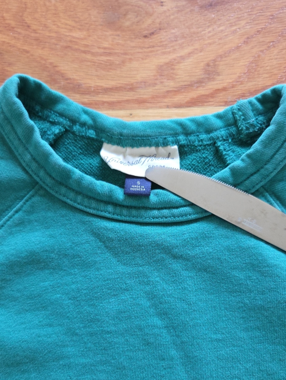 Universal Thread Teal Pullover Cotton Sweatshirt Size Small